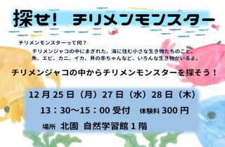 【終了しました】探せ！チリメンモンスター
